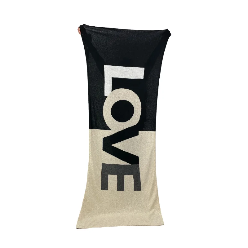 LOVE LOGO SHAWL