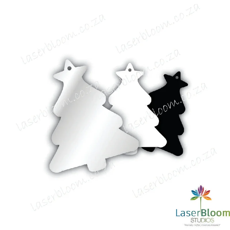 Acrylic Blank Christmas Tree- Select Your Thickness (1.5mm, 2mm, 3mm)