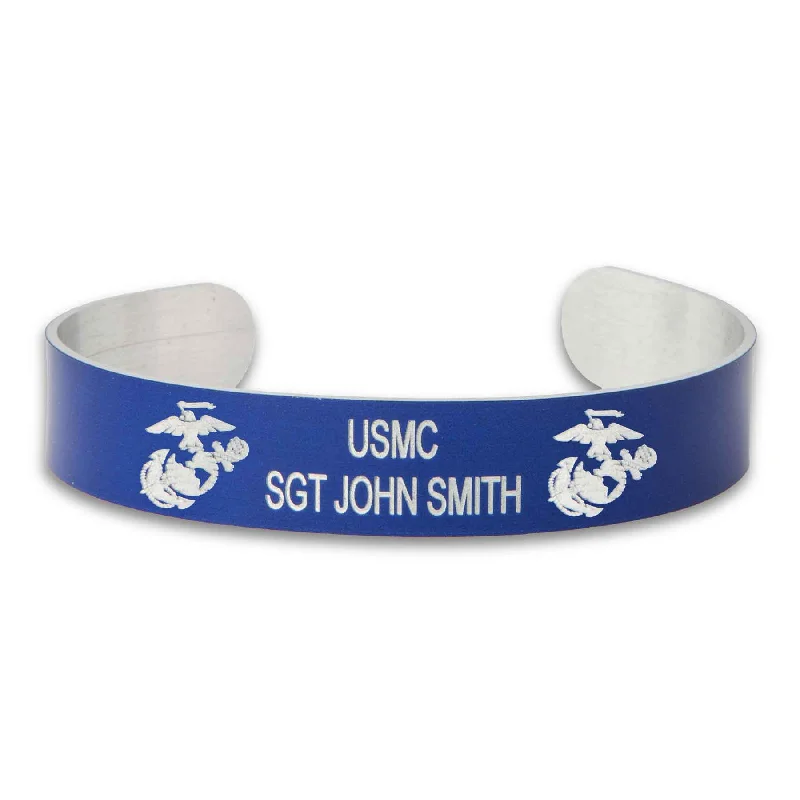 Personalized USMC Memorial Bracelet