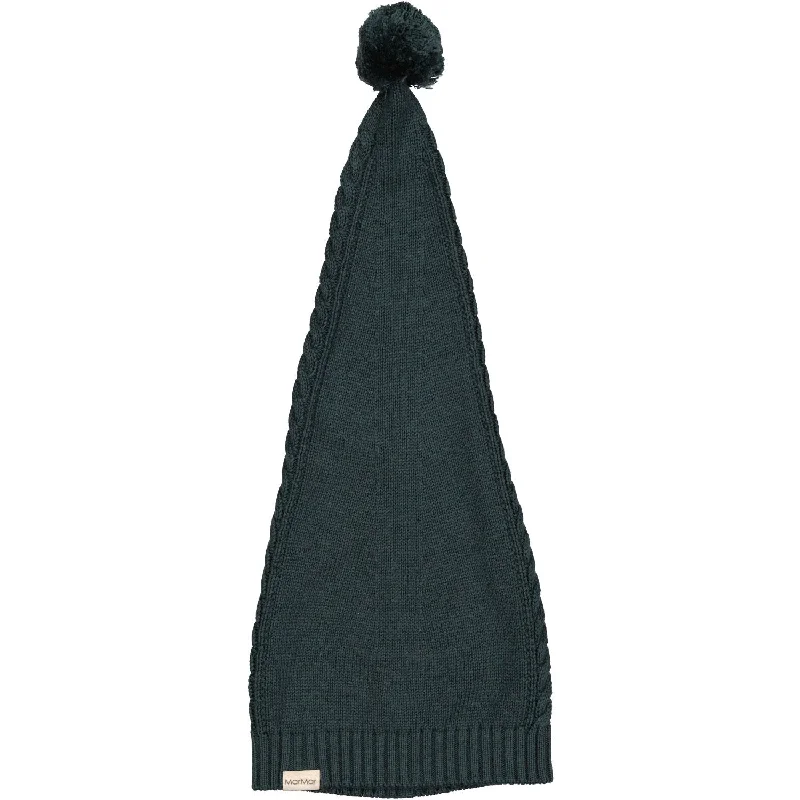 MarMar Cotton Rayon Knit Cable Pine Alfen Christmas Hat