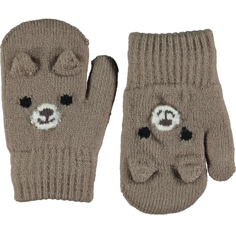 Molo Moth Grey Kenau Mittens