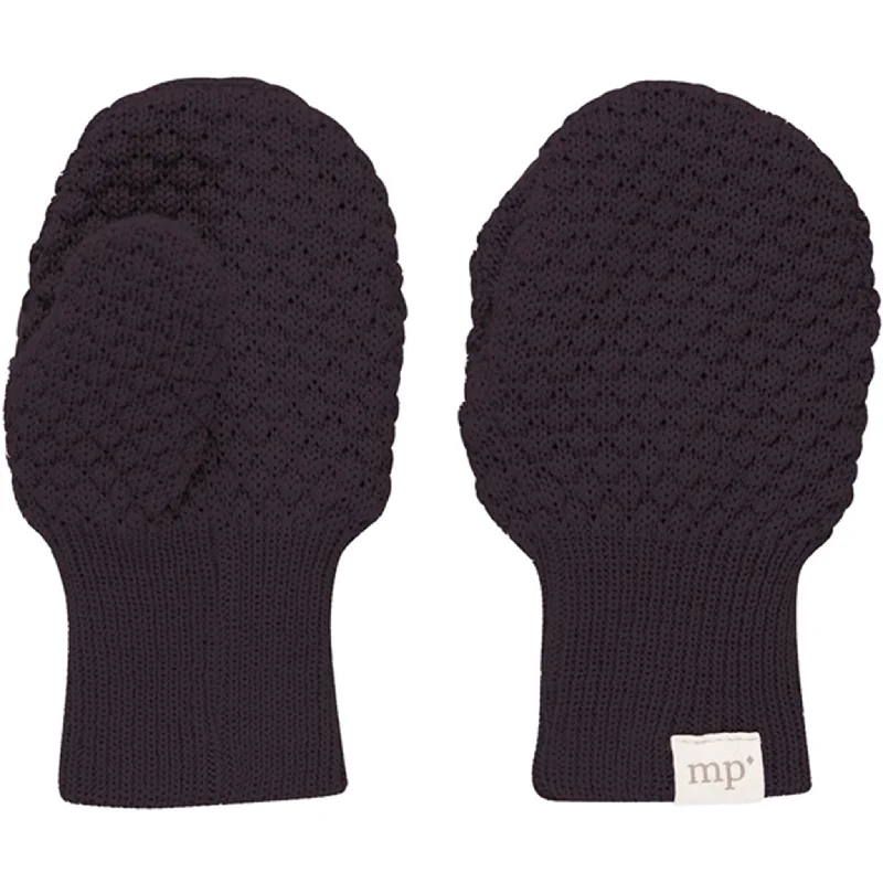 MP Danmark 97512 Oslo Wool Mittens Plum Perfect