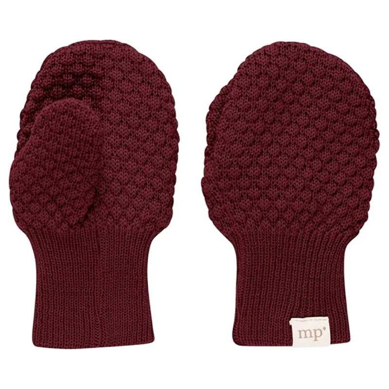 MP Oslo Baby Mittens Wine Red 97512 1451