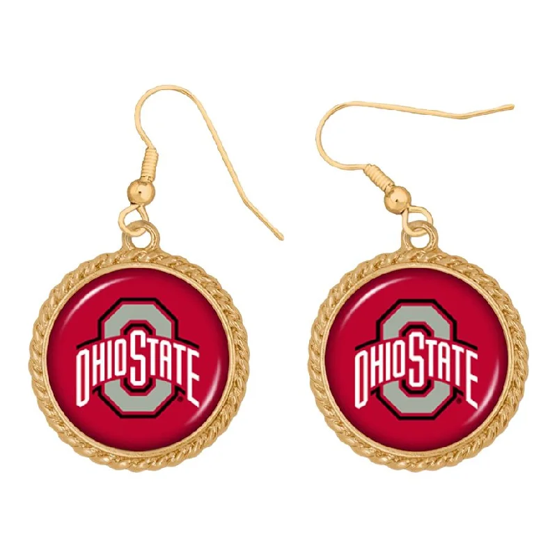 Ohio State Buckeyes Primary Sydney Earrings