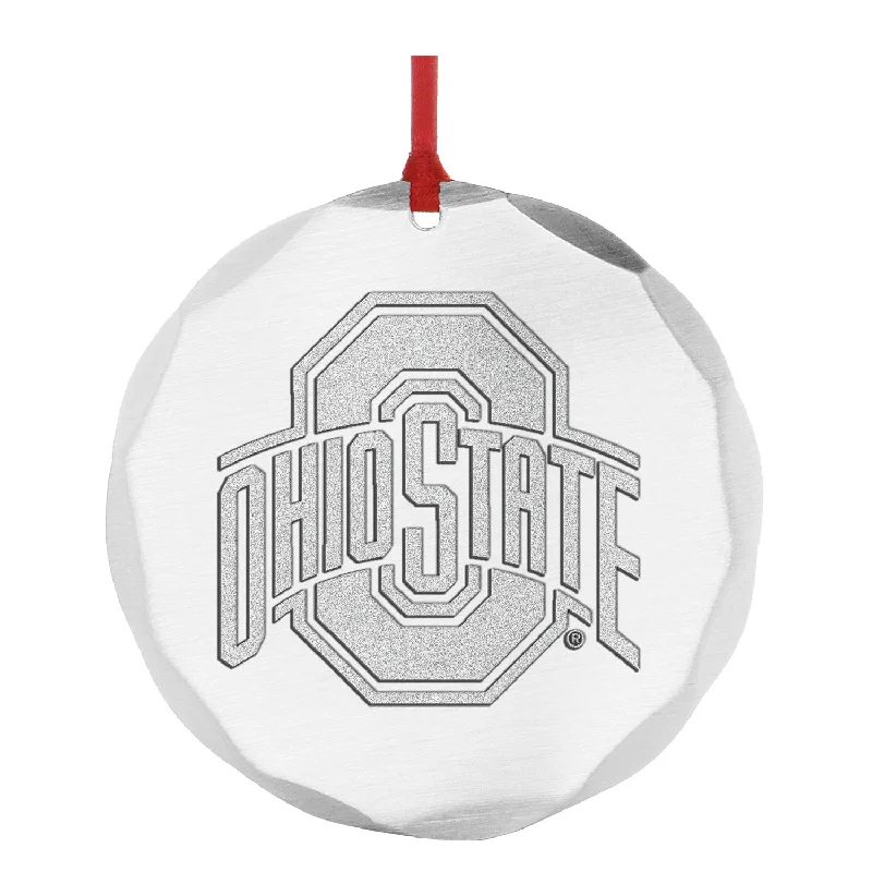 Ohio State Buckeyes Small Round Ornament