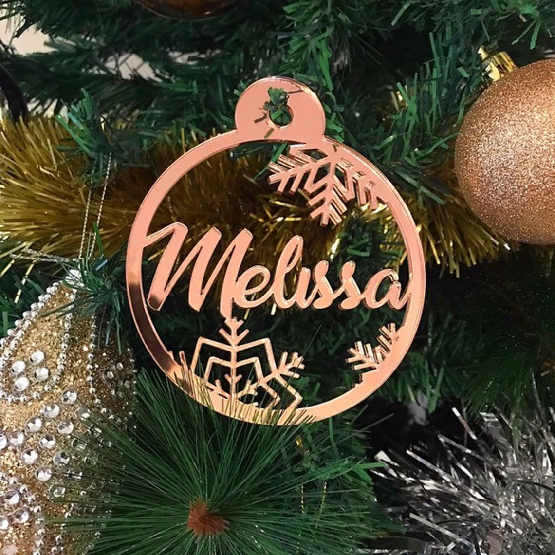 Personalised Acrylic Christmas Bauble