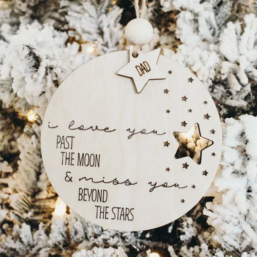 Personalised Memorial Christmas Bauble