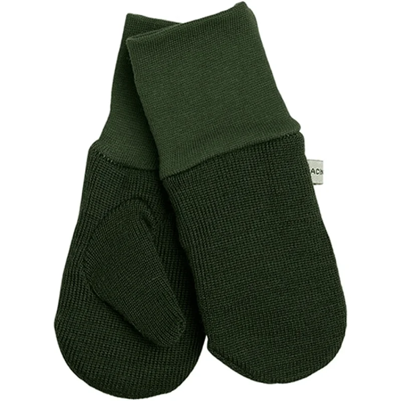 Racing Kids Mittens Forest Green