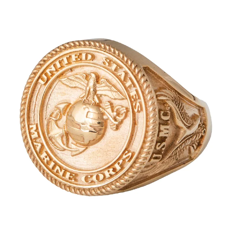 United States Marine Corps Seal Ring - 10k Gold