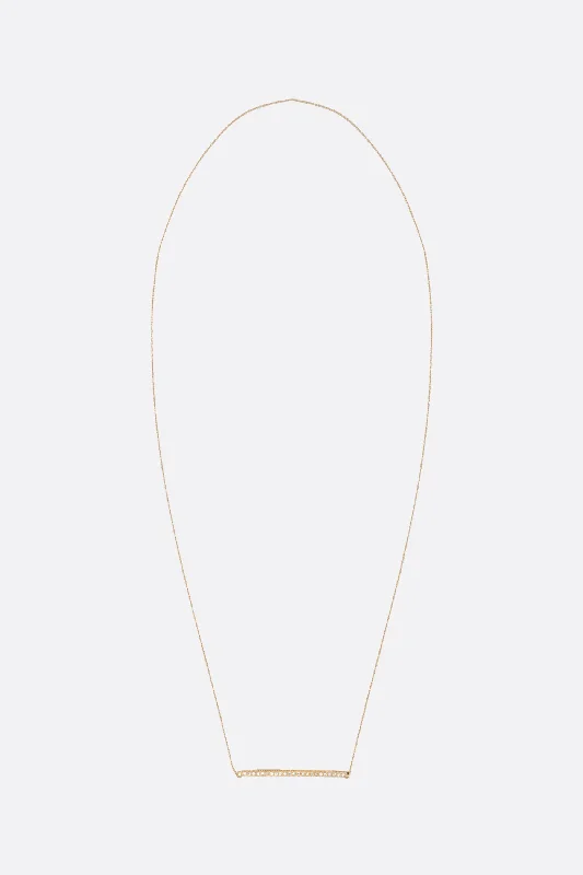 Diamond Bar 01 chain necklace