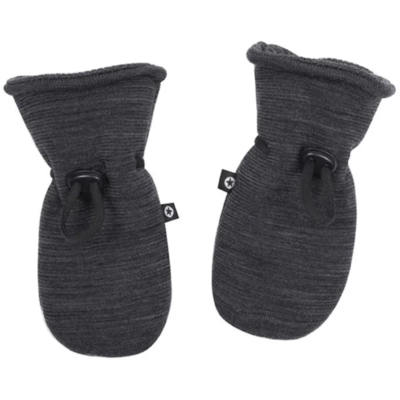 Smallstuff Wool Mittens Dark Grey