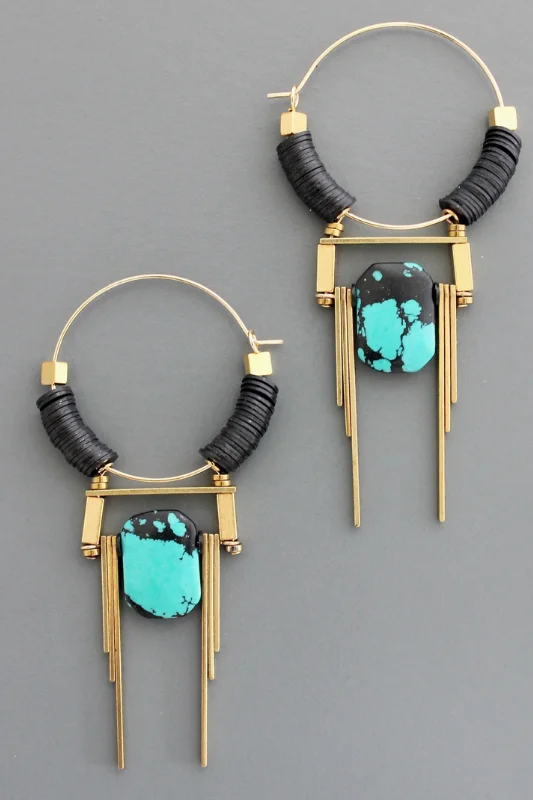 Up 'til Dawn Hoop Earrings