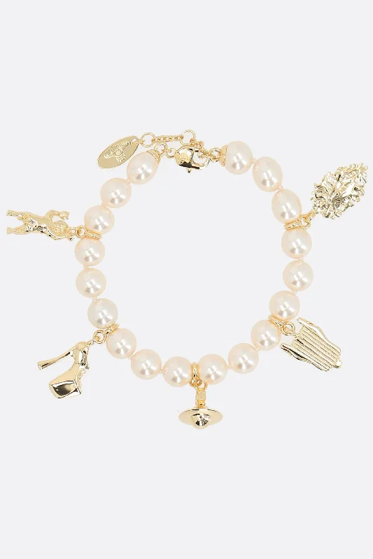 Anglo Pearl brass bracelet