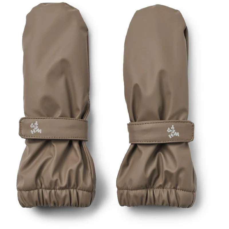 Wheat Dry Wood Rain Mittens Rily