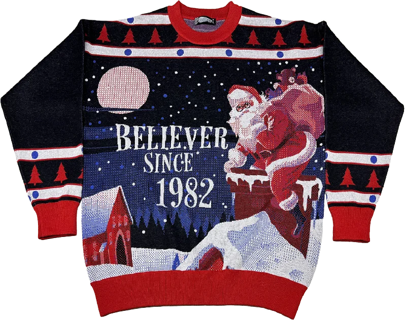 Believer Since 1982 Knitted Christmas Sweater