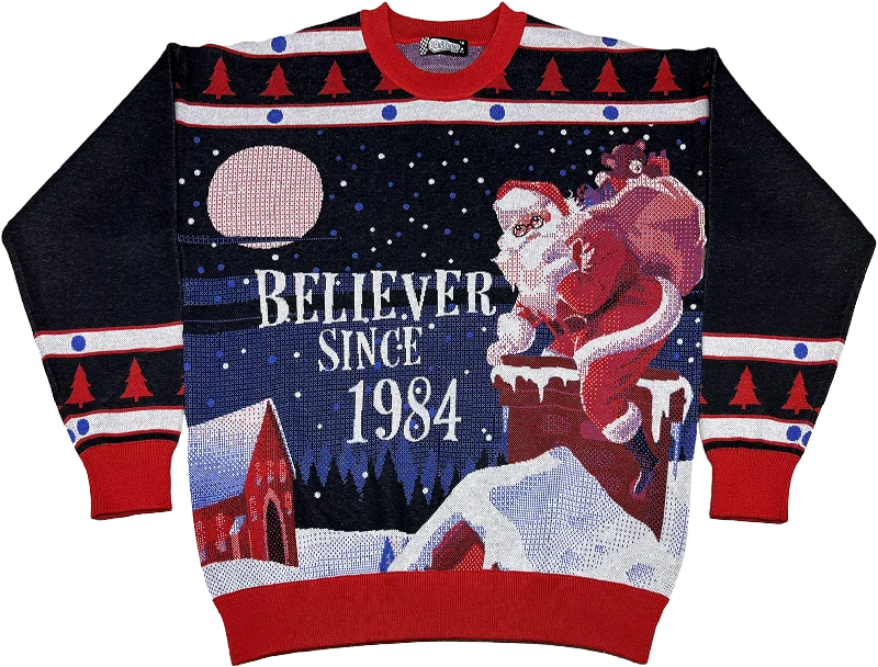 Believer Since 1984 Knitted Christmas Sweater