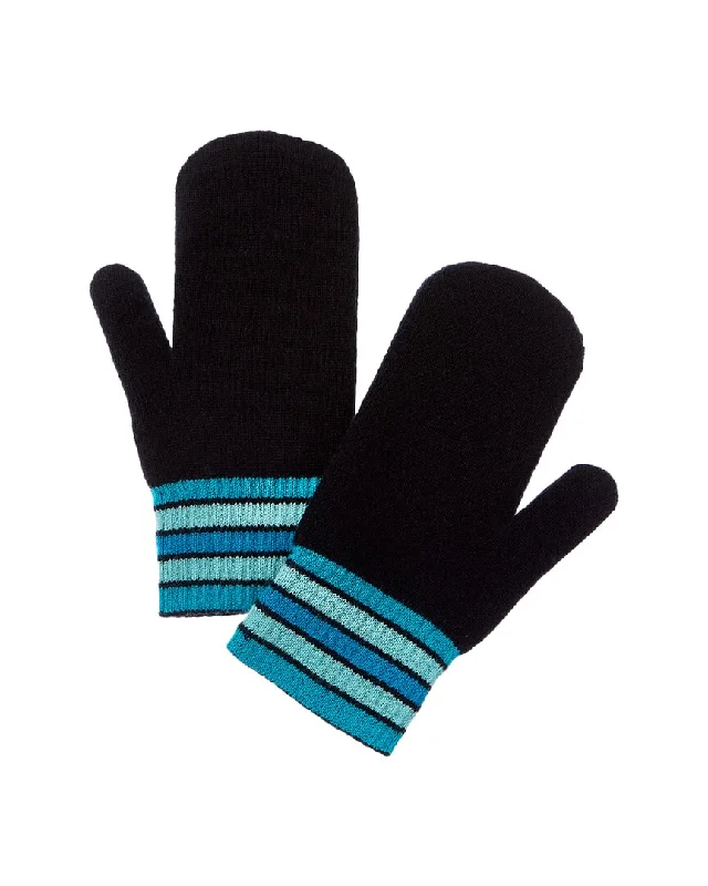 Brodie Cashmere Ski Stripe Cashmere Mittens