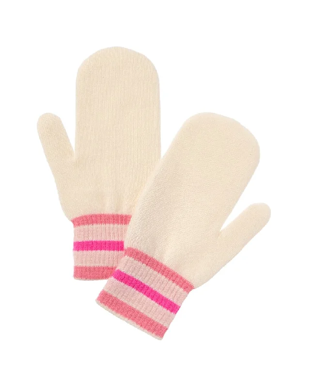 Brodie Cashmere Ski Stripe Cashmere Mittens