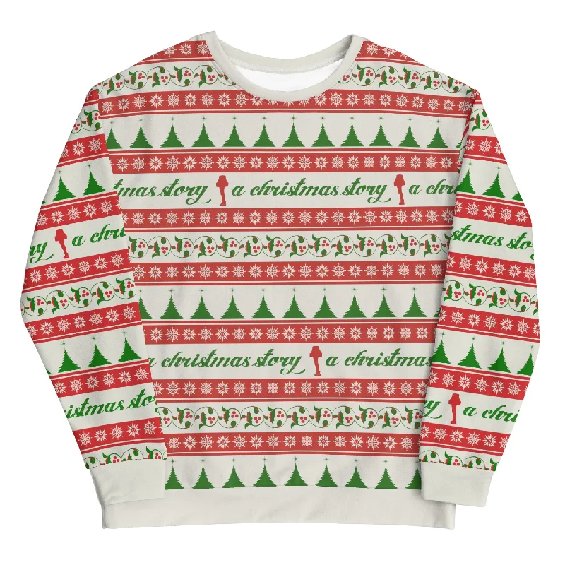 A Christmas Story Holiday Unisex Crew Neck Sweatshirt