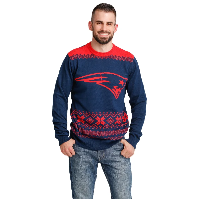 FOCO NFL Men's New England Patriots 2021 Ugly Sweater