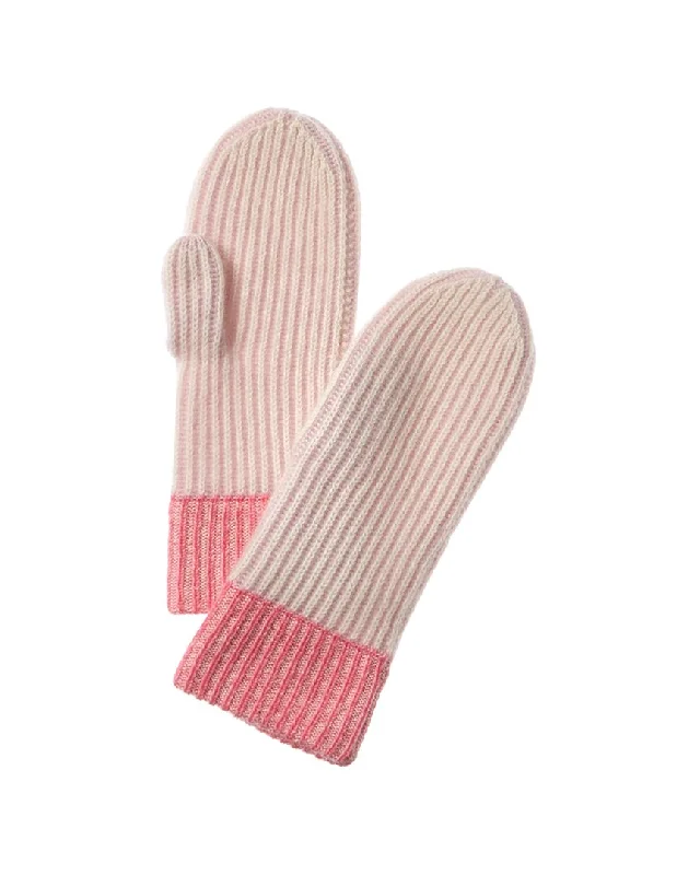 Forte Cashmere Plaited Cashmere Mittens