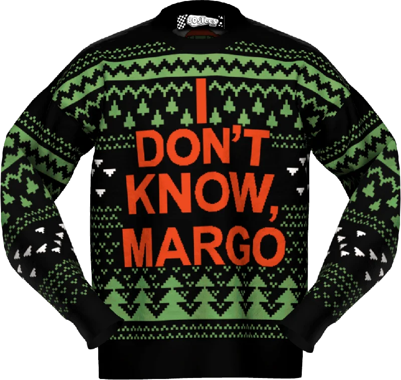 I Don't Know Margo Christmas Vacation Knitted Sweater