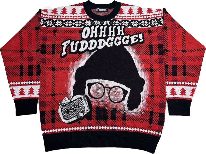 Oh Fudge Christmas Story Knitted Sweater